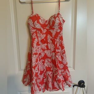 Luau floral dress